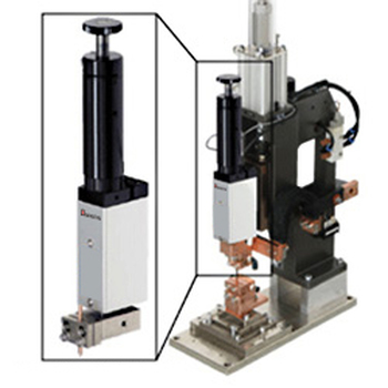 หัวเครื่องเชื่อมสปอตแบบลม Amada miyachi zh-50-zh-32 pneumatic weld head